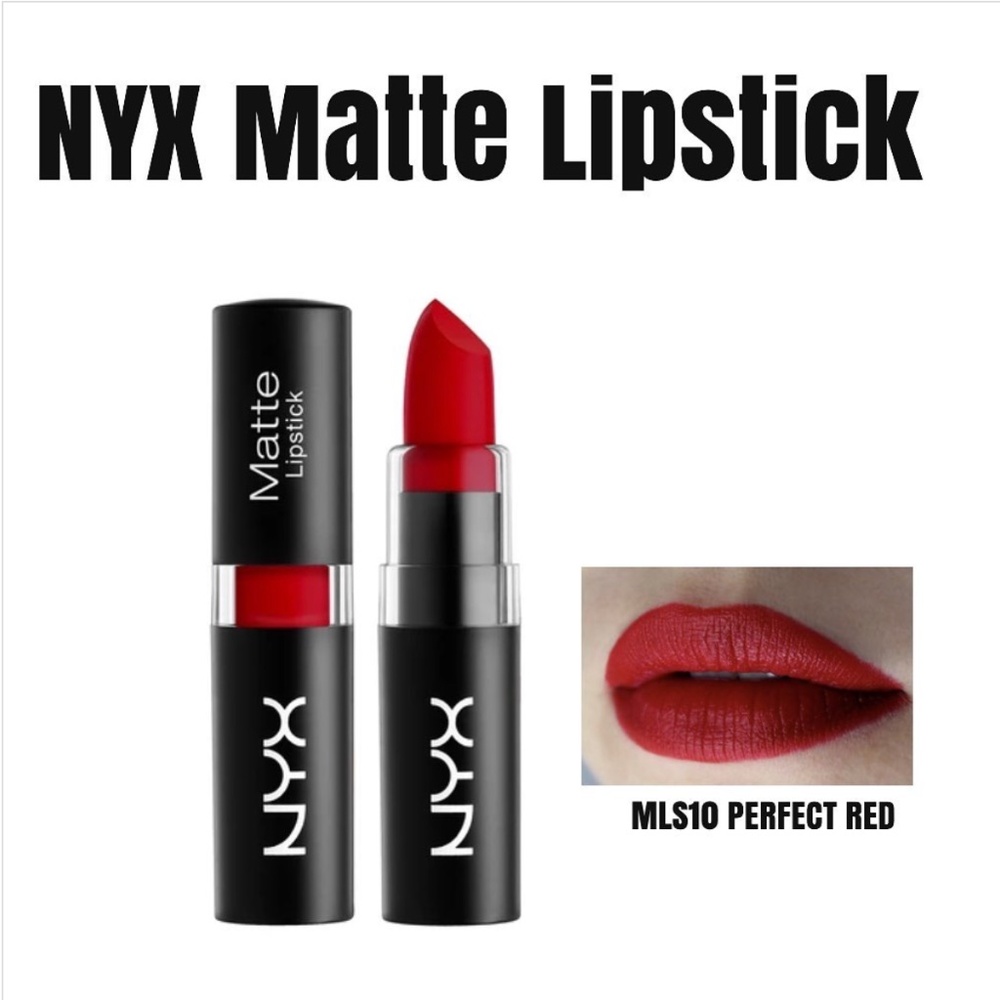NYX Red Matte Lipstick MLS10 - Sealed